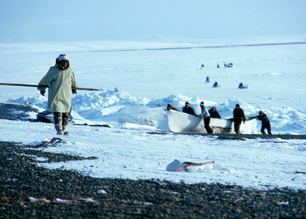 Traditional Alaskan fishermen