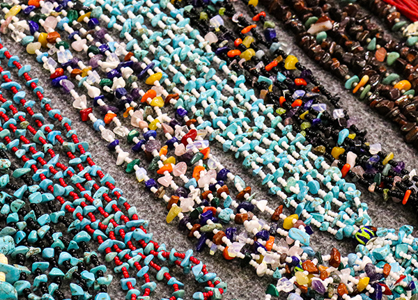 Beaded necklaces