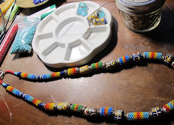 Beaded necklace